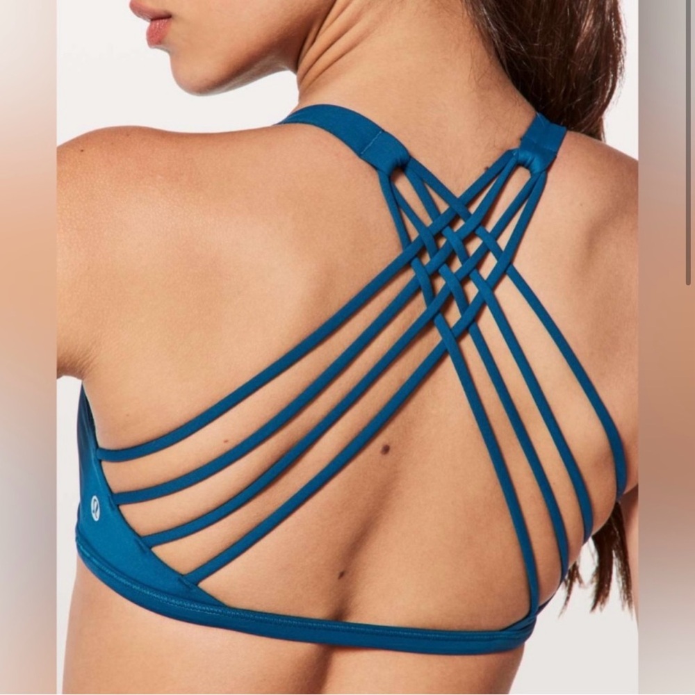 Lululemon Blue Free To Be Sports Bra - Wild Sz 4